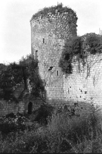 Tour Double, visibilité de la restauration sur la courtine