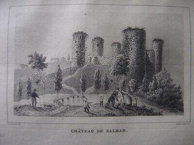 Gravure-du-Chateau-du-Coudray-Salbart-a-Echire